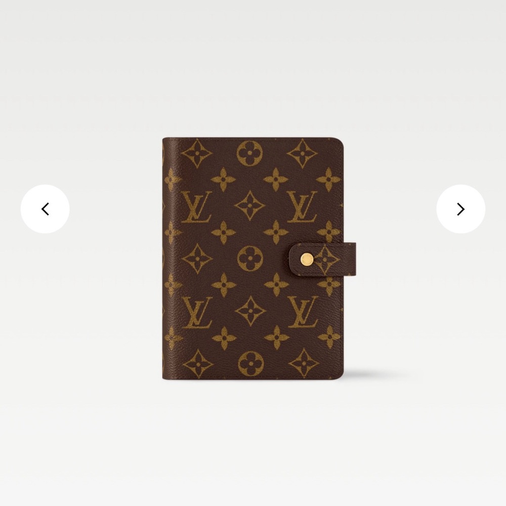 Louis Vuitton Brown Monogram Medium Agenda